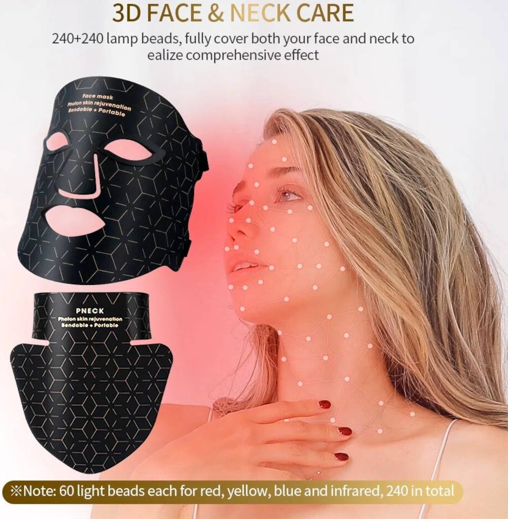 LED lysterapi maske 4